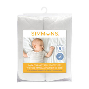 10051 - 2 pk Microfibre Baby Crib Mattress Protectors